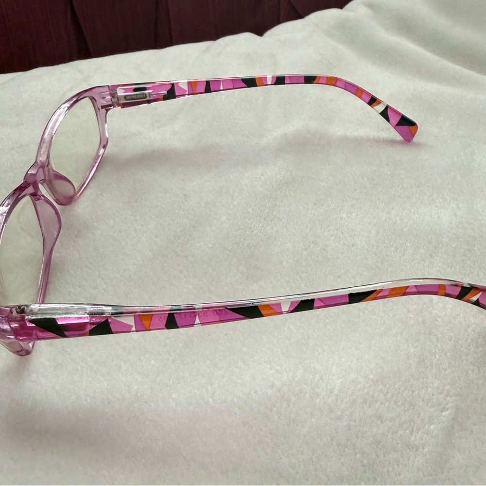 Pink Patterned Eyeglasses - Picture 10 of 15